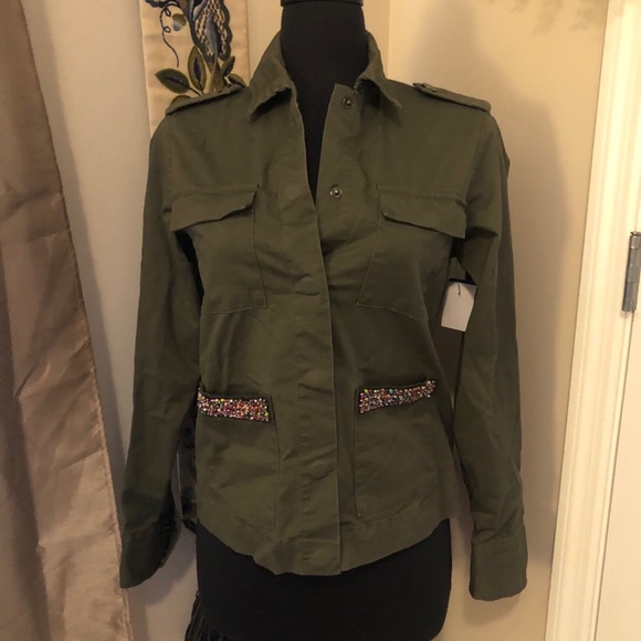 🆕 A New Day | Beaded Army Jacket - Picture 8 of 9